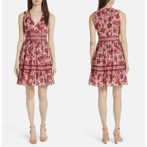 NWT Kate Spade Broome Street Paisley Blossom Dress in Conch Shell Sz 12